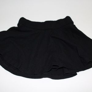 Black swing skirt